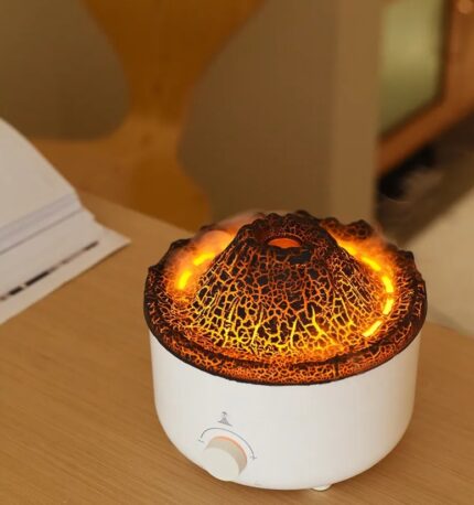 Lava Volcano Flame Humidifier & Air Purifier